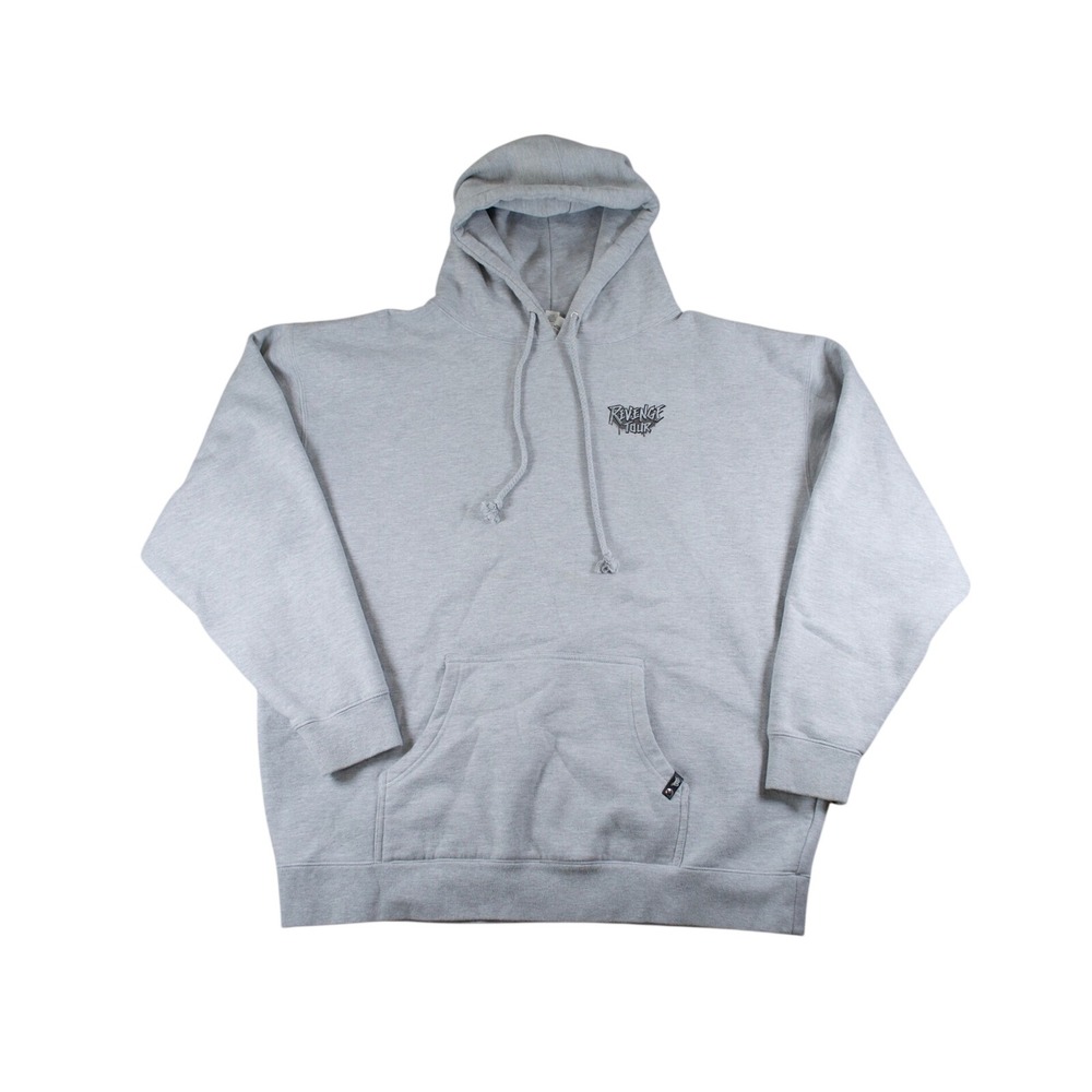 Revenge Clothing Tour Dog Graphic Hoodie 2XL Grey Heather Pullover XXL